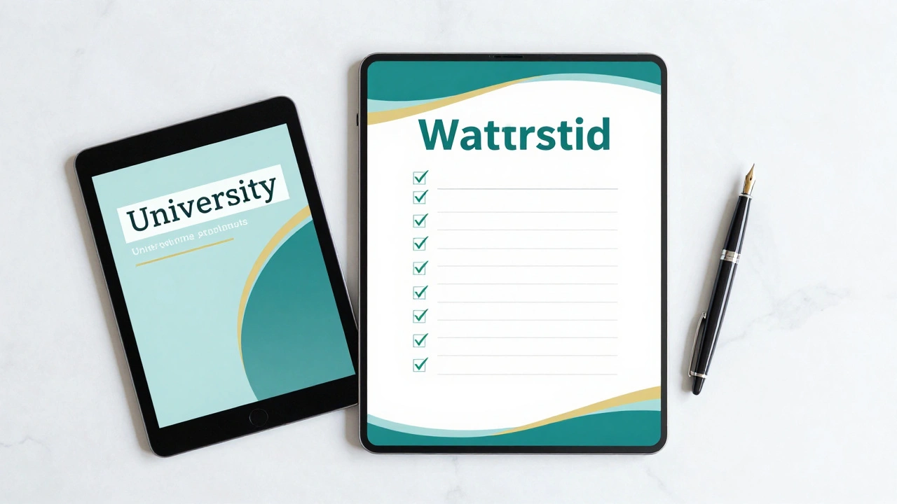 Organized desk with a style guide and checklist symbolizing academic success.