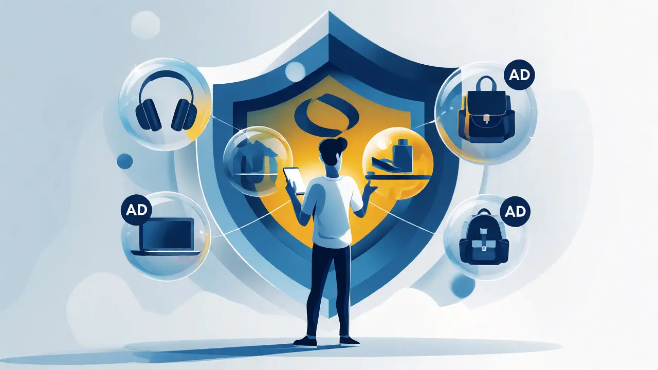 Conceptual illustration of UK advertising compliance and affiliate disclosures